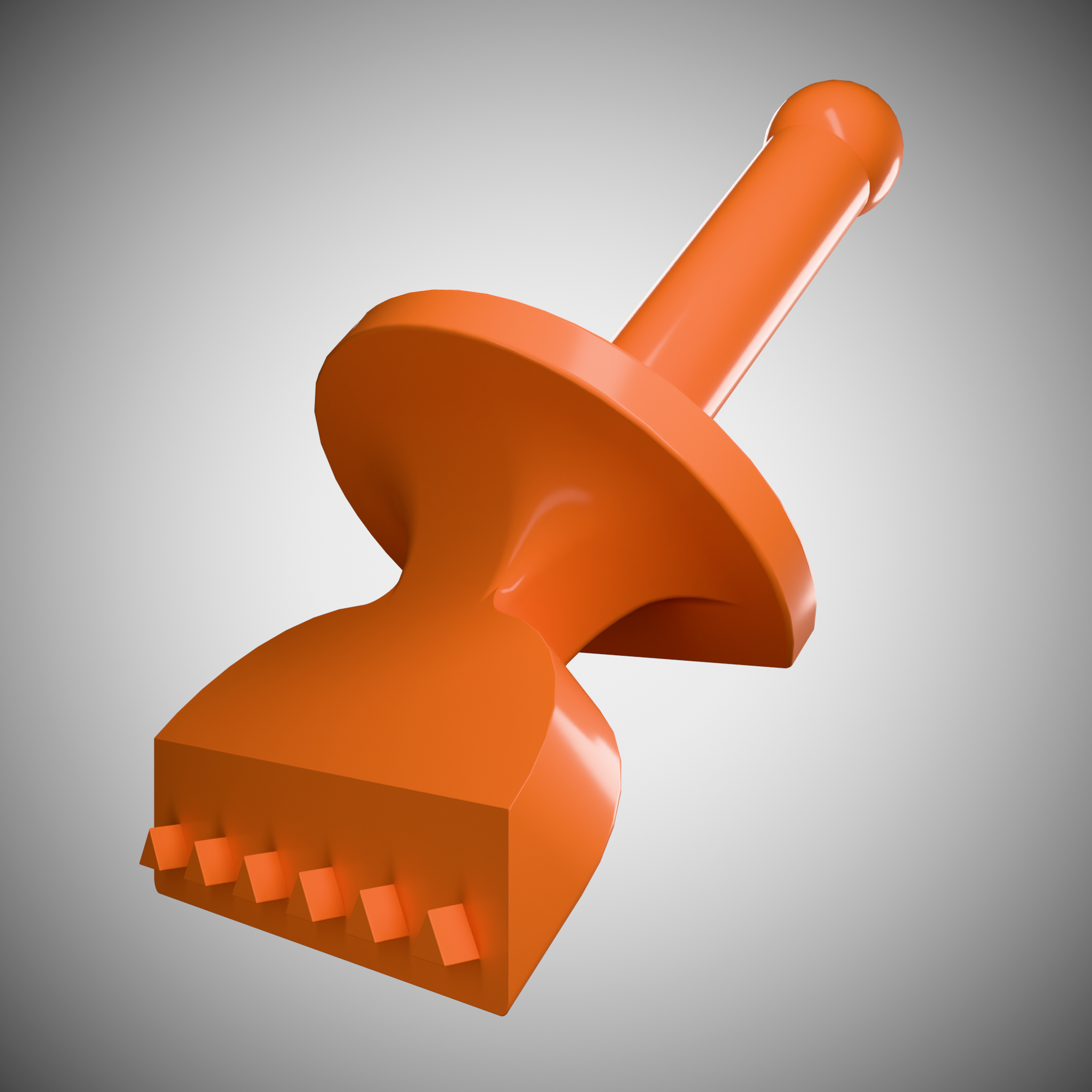 Eiskratzer in Orange